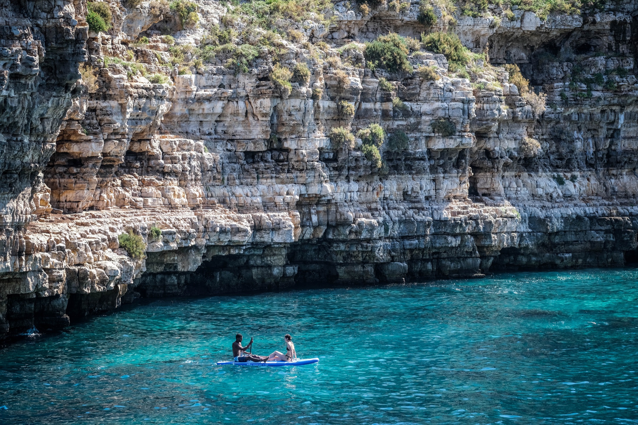 Agua turquesa, Puglia · Italia